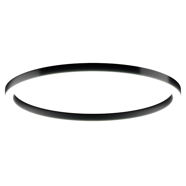 Светильник 6063 кольцо (RAL9005/1550mm/LT70 — 4K/132W)