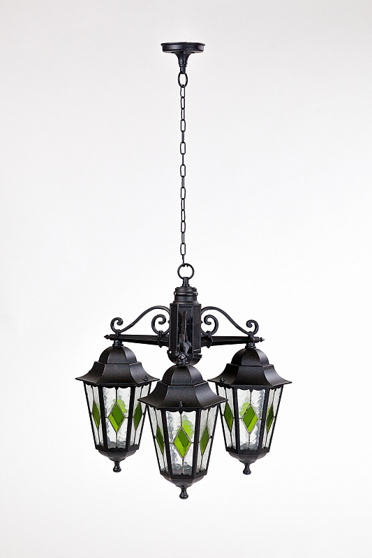 Светильник подвесной Oasis Light PETERSBURG lead GLASS 79870lg/3 Bl