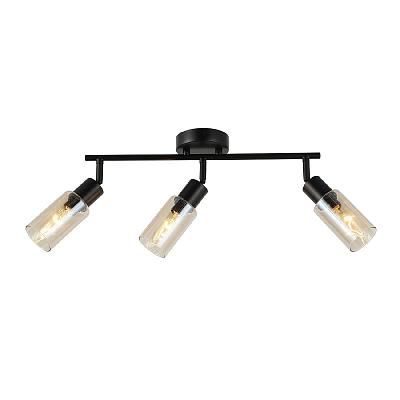 Настенно-потолочный спот Escada 10172/3A E14*40W Black/Amber
