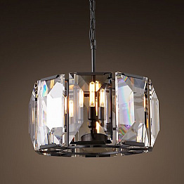 Люстра RH Harlow Crystal Round Chandelier 4 Loft Concept 40.1010.MT.BL.T1B