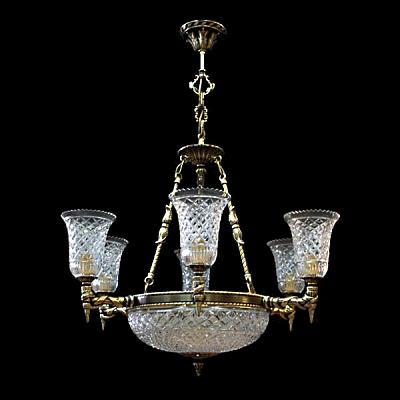 Люстра из хрусталя ХН-О-6+3 ФР Орнамент