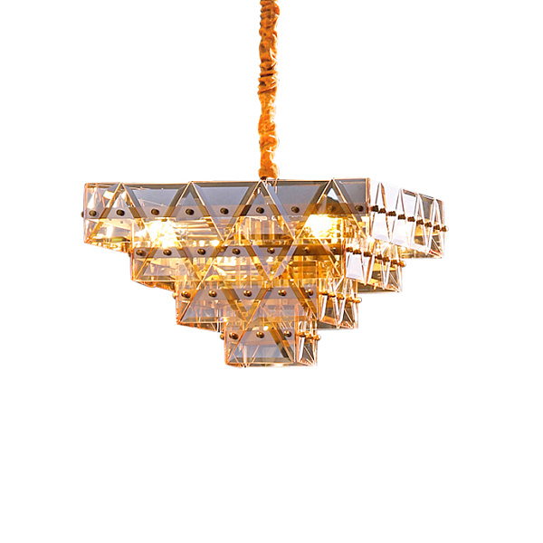 Люстра подвесная LED7 Future Lighting Loft Industry Modern - Glass Pyramide V1