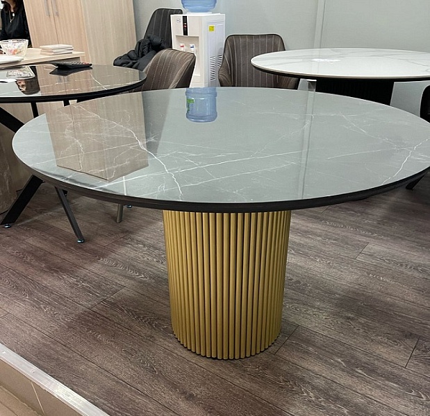 Стол керамический Bradex Home Aura D110 золото RF 0809