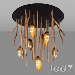 Светильник LED7 Future Lighting Wood Design - Lily Chandelier