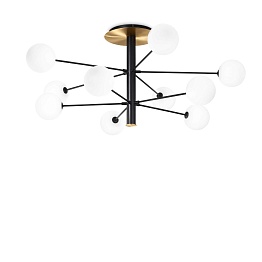 Потолочный светильник Ideal Lux COSMOPOLITAN PL10 NERO OTTONE