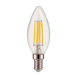 Лампа светодиодная филаментная диммируемая Elektrostandard E14 5W 4200K прозрачная 4690389140990