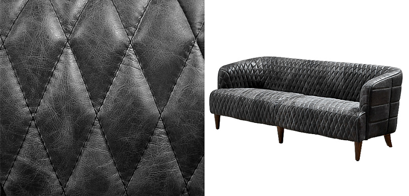 Диван Rhombuses Upholstery Graphite Sofa 05.242-2