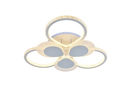 Светодиодная люстра 5891/3+3A WHT 186W+8W RGB Profit Light