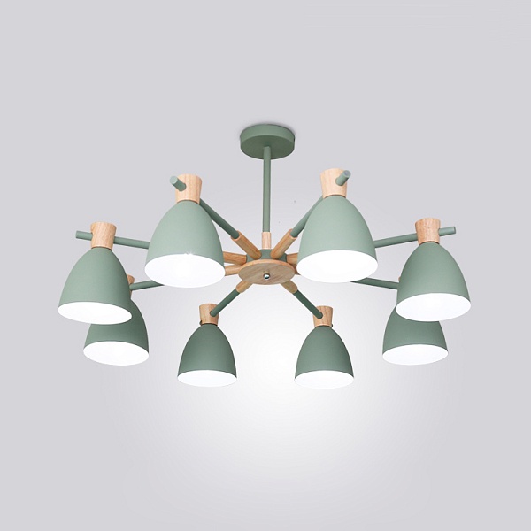 Потолочная Люстра Folke 8 Green 178027-26 Folke01