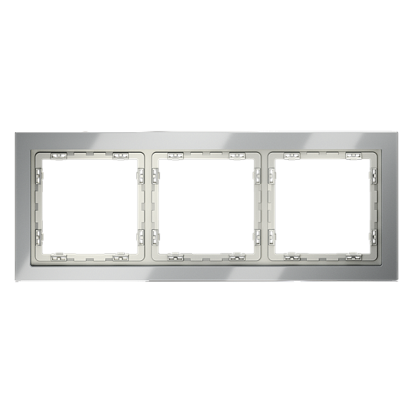 Рамка стеклянная VOLTUM S70 на 3 поста VLS110305