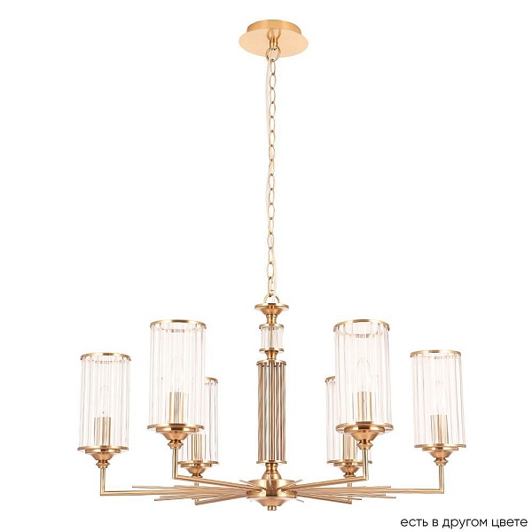 Люстра подвесная GLORIA Crystal Lux GLORIA SP6 BRASS