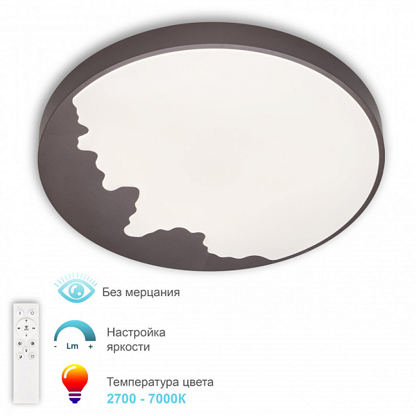 Люстра 3306.B251-450 White/Coffee APL LED