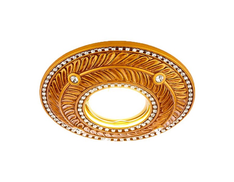 Встраиваемый точечный светильник MR16 из гипса Ambrella Light D4468 SB