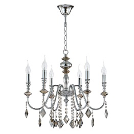 Люстра Crystal Lux MERCEDES SP6 CHROME/SMOKE