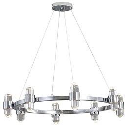Люстра Crystal Ring Chandelier Chromium | диаметр 70 см