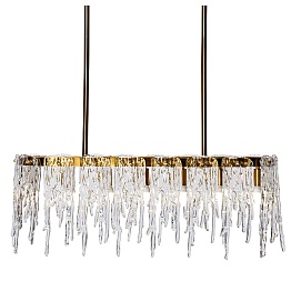 Люстра Cold Heart Line Gold Chandelier
