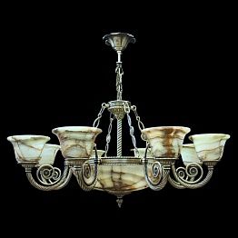 Люстра из камня НК-О-8+4 ВОКТЛ
