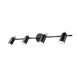 Настенно-потолочный спот Escada 696/4P E14*40W Black/Chrome