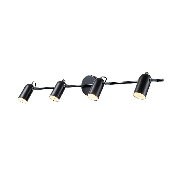 Настенно-потолочный спот Escada 696/4P E14*40W Black/Chrome