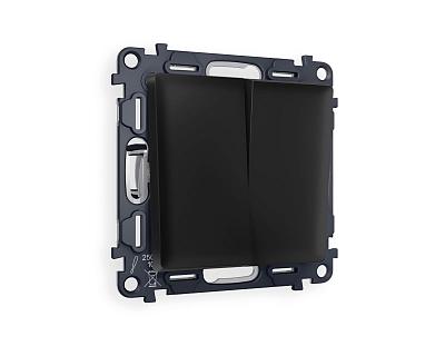 Комплект механизма 2-клавишного перекрестного выключателя Ambrella Volt ALFA MA803030