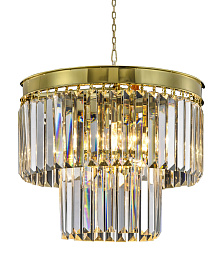Люстра MAK interior Odeon 2 rings gold WTL1943-4GD-CL