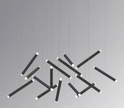 Люстра Dutti Chandelier Modern 14 black Amazon Home AMG006696