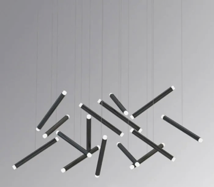 Люстра Dutti Chandelier Modern 14 black Amazon Home AMG006696