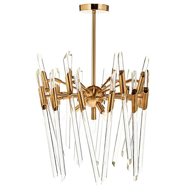 Люстра Ice Rods Chandelier brass 40.4407