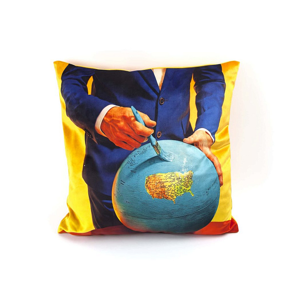 Подушка Seletti Toiletpaper Globe