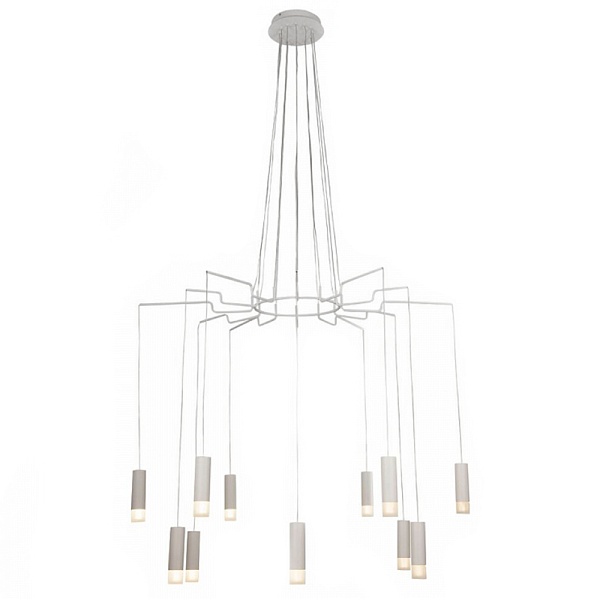 Wireflow LED White Suspension lam 12 патронов