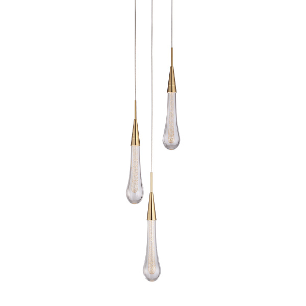 Светильник подвесной Delight Collection Pour MD2060-3A br.brass