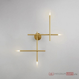 Настенное бра Traverse Wall Gold H98 Imperium Loft 207740-26