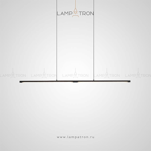 Реечный светильник в виде длинной планки со светодиодными вставками ESPOS LONG