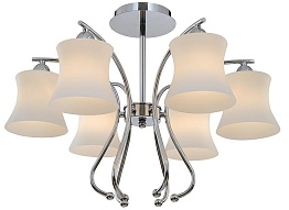 SL327.102.06 — Люстра потолочная ST Luce, 6 плафонов, белый, хром