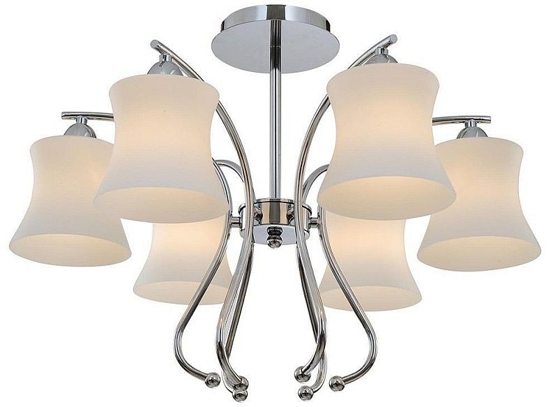 SL327.102.06 — Люстра потолочная ST Luce, 6 плафонов, белый, хром