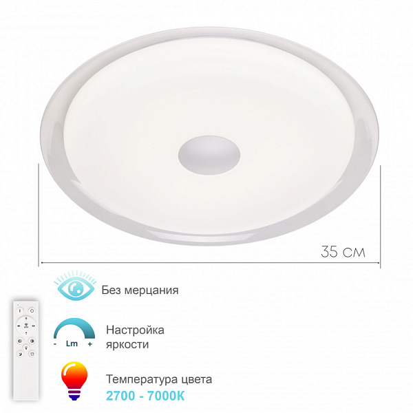 Люстра 3306.B221-350 White APL LED