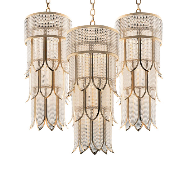 Люстра подвесная LED7 Future Lighting Ritz - Crystal Flower Chandelier