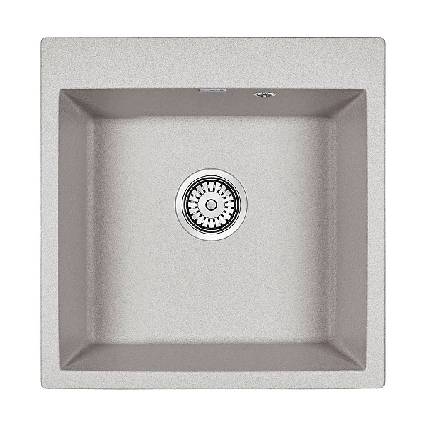 Мойка гранитная PRAKTISCH, PM105152-GR , серый, 510х520, Paulmark