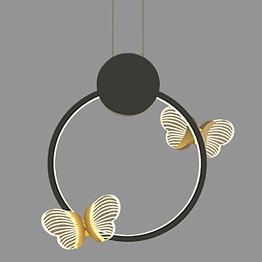 Светильник Butterfly Black Circle 40.4507-0
