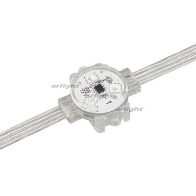 Модуль управляемый VISOR-SPI-5060-3-12V RGB 120deg (D30x16mm, 0.75W, IP68) (Герметичный) 029377