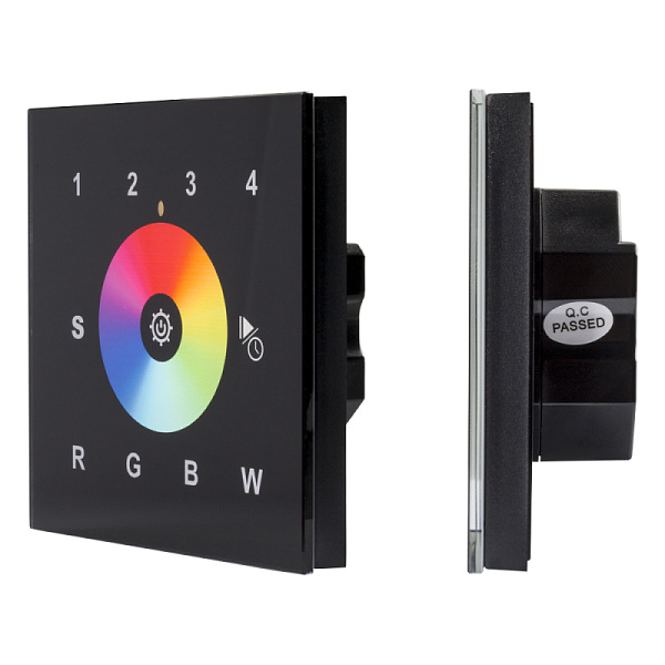 Сенсорная панель Arlight DALI-901-11-4G-RGBW-DT6-IN Black BUS/230V 037203