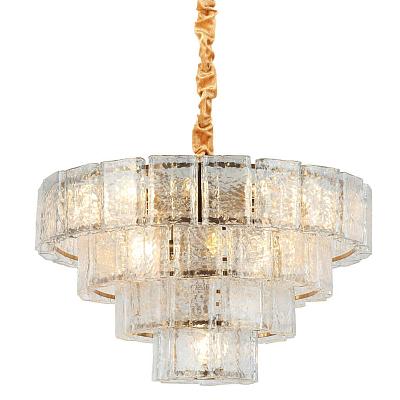 Люстра многоярусная Textured Glass Chandelier D80