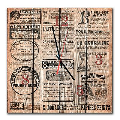 Часы OLD NEWSPAPER Loft Concept 64.028-3