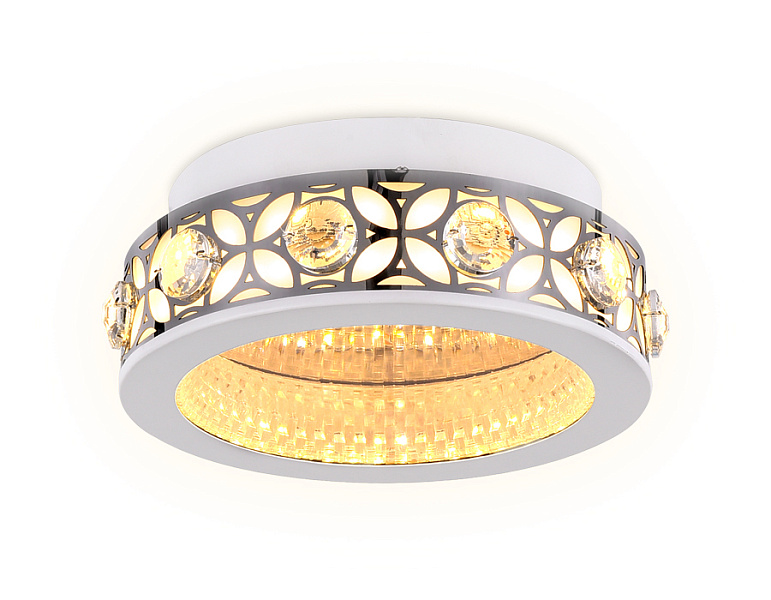 Настенно-потолочный светодиодный светильник с хрусталем Ambrella Light FA9420
