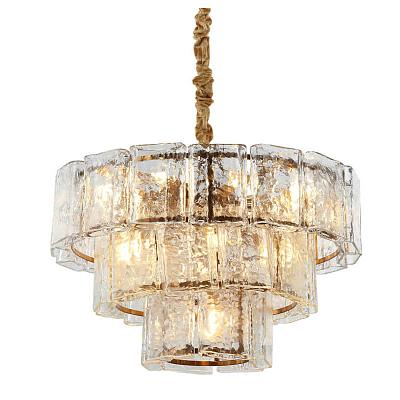 Люстра многоярусная Textured Glass Chandelier D60