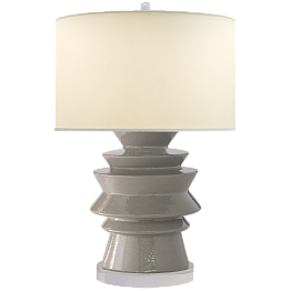 Настольная лампа Visual Comfort Stacked Disk CHA8693SHG-PL