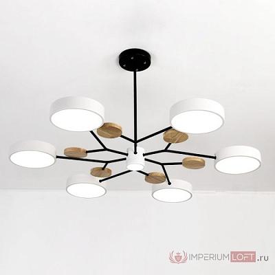 Люстра на штанге Meade 6 Lamps White Imperium Loft 207860-26