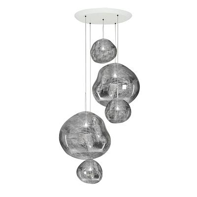 Подвесной светильник Tom Dixon Melt Large Round Chrome