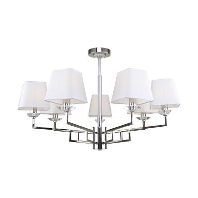 Люстра потолочная на штанге Escada 10161/7PL E14*40W Nickel