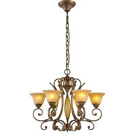 SL111.303.06 — Люстра подвесная ST Luce, 6 плафонов, бежевый, бронза